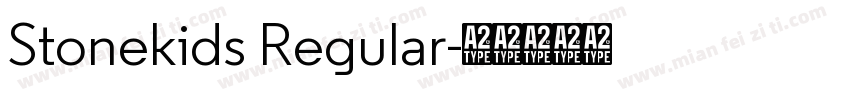Stonekids Regular字体转换